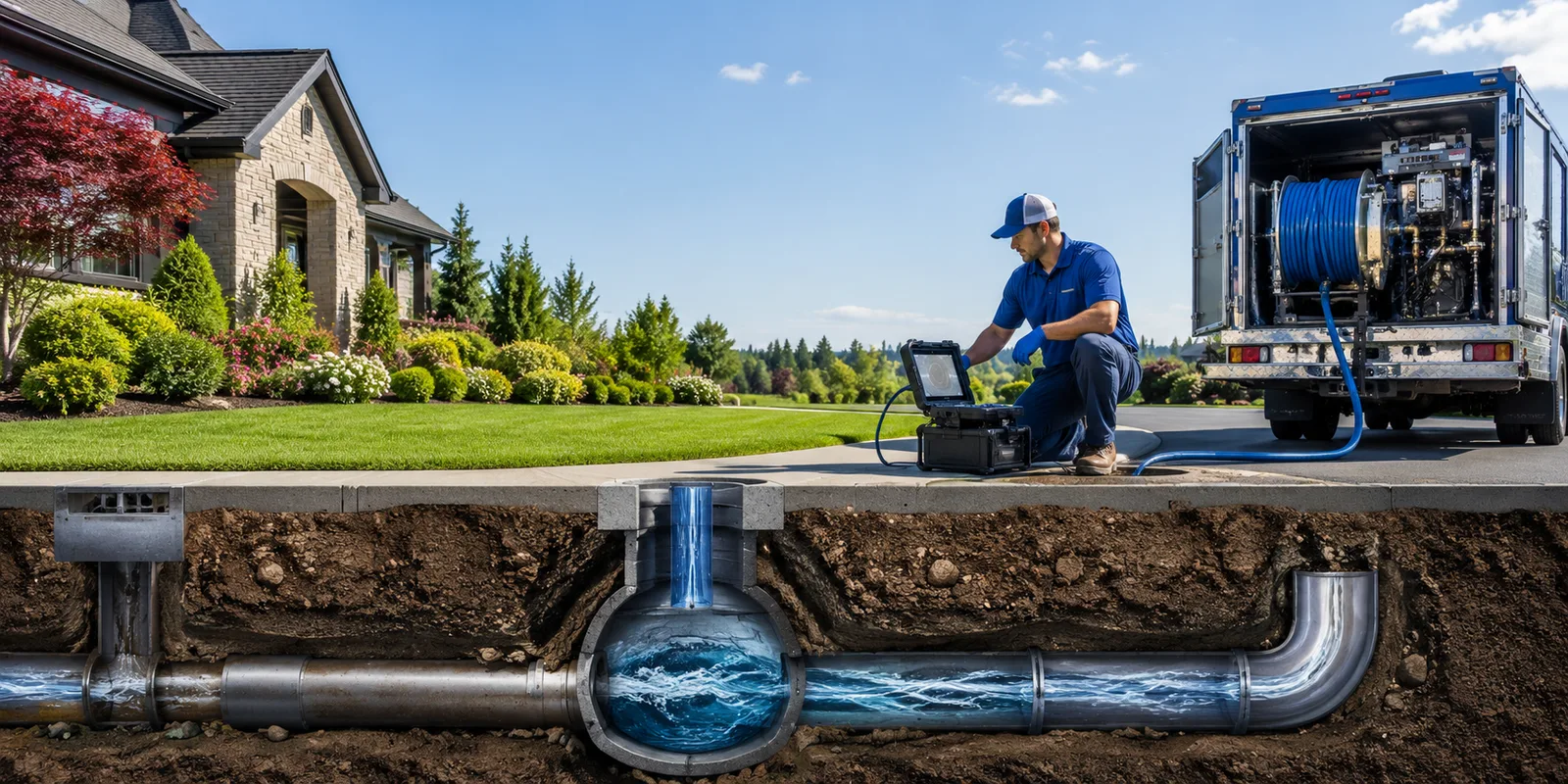 Drainage restoration information for Industry, TX